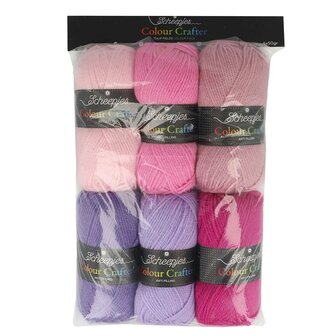 Scheepjes Colour Crafter colour pack 6x50g Tulip Fields