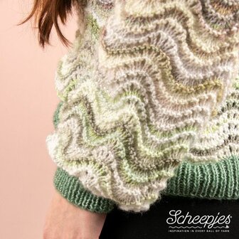 Masha Sweater normale lengte van Scheepjes Stone Washed Minerals garen pakket + gratis patroon