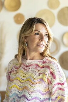 Misha Sweater van Scheepjes Stone Washed Minerals garen pakket + gratis patroon