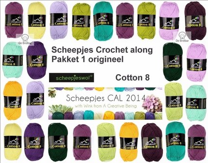 Scheepjes cal 2014 pakket 1 origineel crochet 2014 