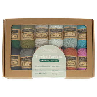 Softfun Tropical Paradise colour pack 12x20g  Scheepjes 