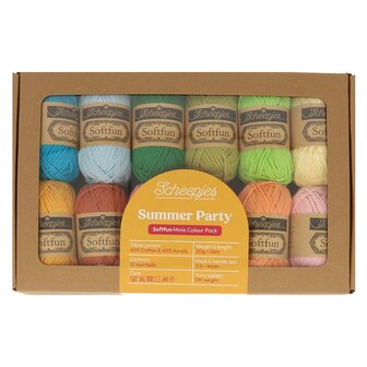 Softfun Summer Party colour pack 12x20g Scheepjes 