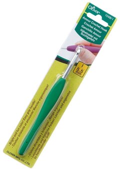 Clover softgrip haaknaald 5.5 mm