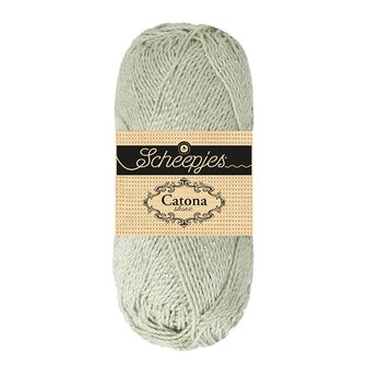 Scheepjes Catona Shine - 172-S Light Silver - Silver