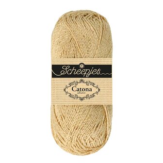 Scheepjes Catona Shine -Scheepjes - 404-G English Tea - Gold