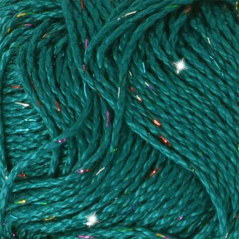 Scheepjes Catona Shine -Scheepjes - 401-R Dark Teal - Rainbow