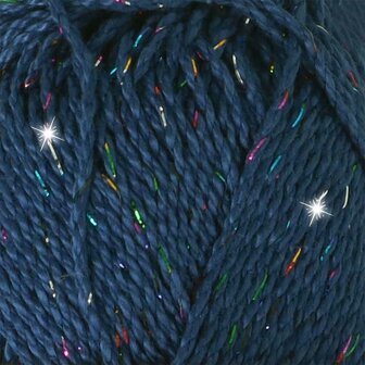 Scheepjes Catona Shine -Scheepjes - 527-R Midnight - Rainbow