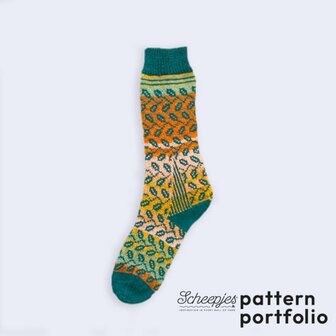 Emerald Vine Socks van Scheepje Arcadia garenkit