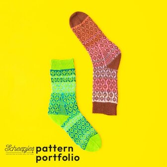 Retro Bloom Socksvan Scheepje Arcadia garenkit