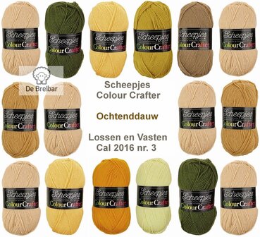 Ochtenddauw origineel Lossen en Vasten  cal 2016 van Scheepjes Colourcrafter