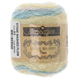 Scheepjes Stone Washed Flow 1x65g - 03 Whisper