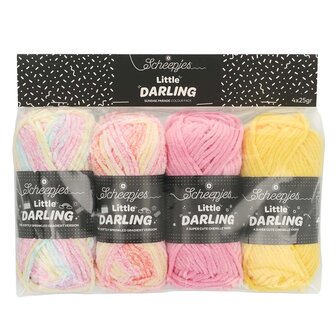 Little Darling Sprinkled Gradient Sundae Parade 4x25g colour pack 