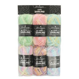 Little Darling Sprinkled Gradient Sundae Parade 6x25g colour pack 