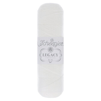 Scheepjes Legacy katoen nr.12 wit 1x100g - 009