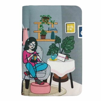 KnitPro Passion rondbreinaaldenetui 24,5x16cm