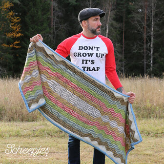 Originele beautiful Noise Stone Washed-sjaal van de ontwerper.