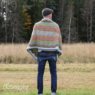 Originele beautiful Noise Stone Washed-sjaal van de ontwerper.