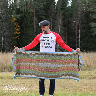 Originele beautiful Noise Stone Washed-sjaal van de ontwerper.