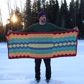 Beautiful Noise sjaal of deken alternatieve Stone Washed-kleurstelling