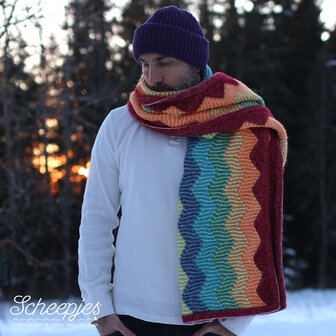 Beautiful Noise sjaal of deken alternatieve Stone Washed-kleurstelling