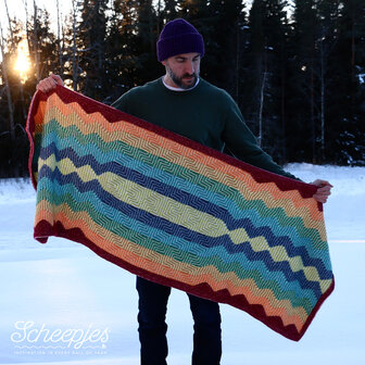 Beautiful Noise sjaal of deken alternatieve Stone Washed-kleurstelling