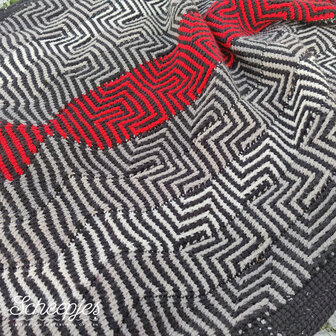 Beautiful Noise sjaal of  deken van Scheepjes Woolwise 