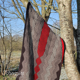 Beautiful Noise sjaal of  deken van Scheepjes Woolwise 