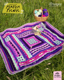 Scheepjes Picnic CAL2026 kit  - Aurora -  Colour Crafter + gratis Perfect Picnic tote bag