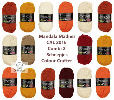 Mandala Madness Combi 2 Scheepjes Colourcrafter CAL
