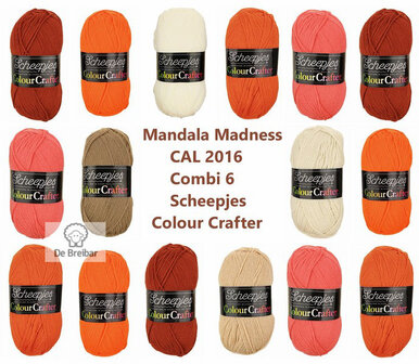 Mandala Madness Combi 6 Scheepjes Colourcrafter CAL