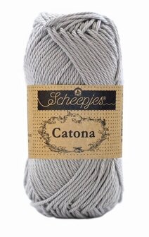 Scheepjes Catona 50gr. Mercury \ licht grijs 074