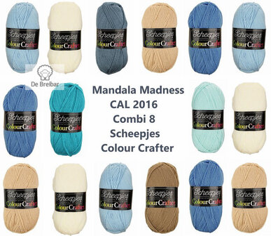 Mandala Madness Combi 8 Scheepjes Colourcrafter CAL