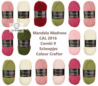 Mandala Madness Combi 9 Scheepjes Colourcrafter CAL