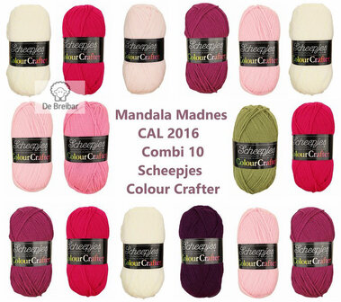 Mandala Madness Combi 10 Scheepjes Colourcrafter CAL