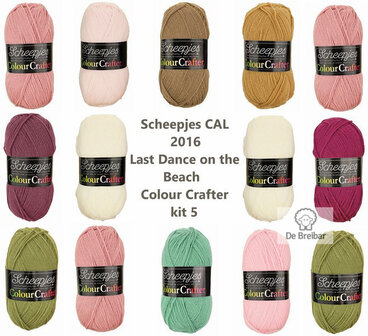 Scheepjes CAL 2016 kit 5 Colour Crafter