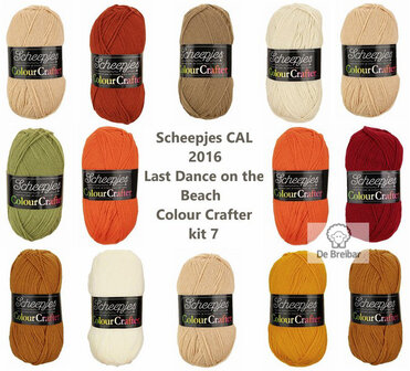 Scheepjes CAL 2016 kit 7 Colour Crafter
