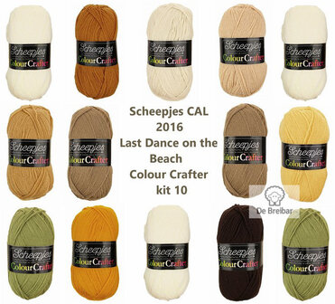 Scheepjes CAL 2016 kit 10 Colour Crafter