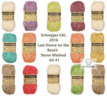 Scheepjes CAL 2016 kit 41 Stone Washed