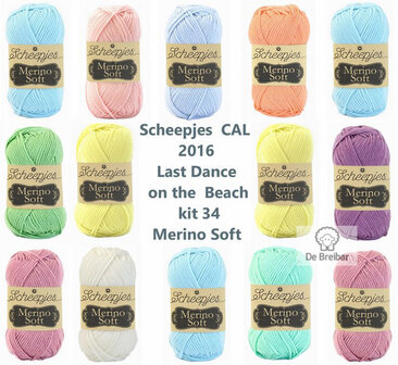 Scheepjes CAL 2016 kit 34 Merino Soft