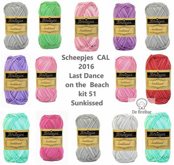 Scheepjes CAL 2016 kit 51 Sunkissed cotton