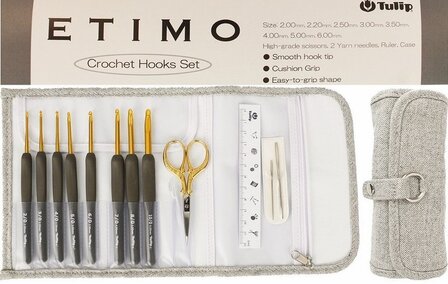 Tulip Etimo haaknaalden set compleet in etui 