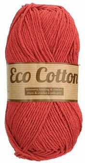 Eco Cotton rood 03 Lammy Yarns
