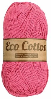 Eco Cotton roze 020 Lammy Yarns