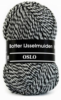 Botter IJsselmuiden Oslo sokkenwol 8 grijs zwart wit 