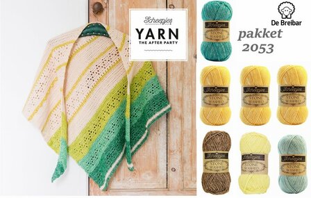 Scheepjes Forest Valley Shawl : Breibar kleur pakket 2053  benodigde garen plus gratis het patroonboekje nr 23