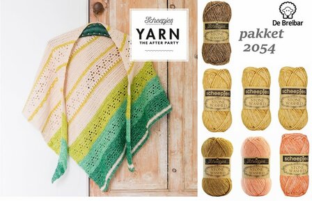 Scheepjes Forest Valley Shawl : Breibar kleur pakket 2054  benodigde garen plus gratis het patroonboekje nr 23