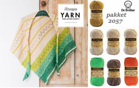 Scheepjes Forest Valley Shawl : Breibar kleur pakket 2057  benodigde garen plus gratis het patroonboekje nr 23