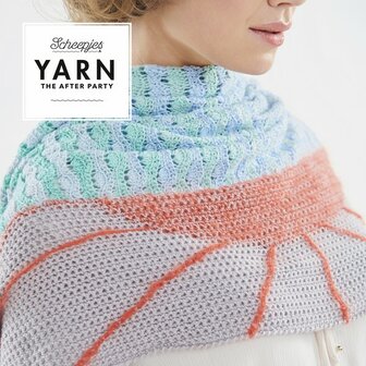 Alto Mare Wrap Yarn After Party 30 compleet pakket van Scheepjes Whirl, Whirlette en Mohair Rhythm plus gratis patroon.