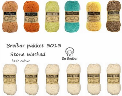 Medium Breibar 3013 Kit Stone en River Washed pakket.