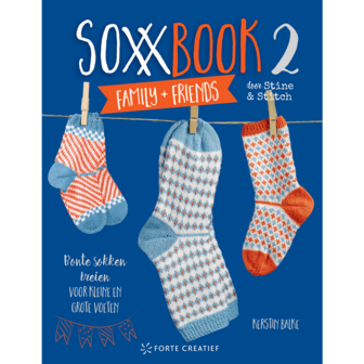 Soxxbook 2: Family + Friends Bonte sokken breien voor kleine en grote voeten